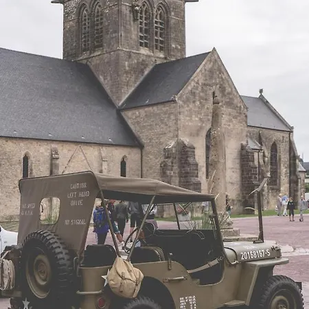 Gite Le C-47 Proche Des Plages Du Debarquement Sainte-Mère-Église Exterior foto